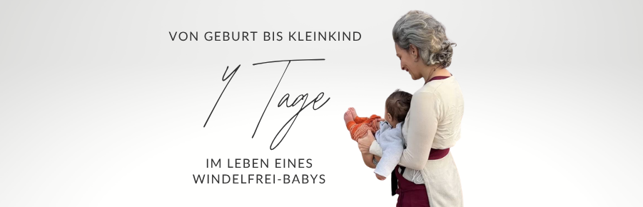 Frau hält ihr Baby ab, WindelFREI, wickeln, Windeln, Stoffwindeln